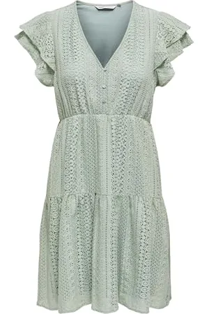 ONLY Onlhelena Lace Capsl Dress WVN Noos, , XL
