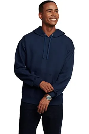 Fruit Of The Loom Męskie bluzy z kapturem Eversoft, odprowadzające wilgoć i oddychające, ściągane przez głowę, z kapturem, M