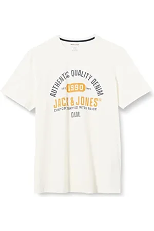 JACK & JONES Męska koszulka Jjstamp Tee Ss Crew Neck Pls, , 3XL