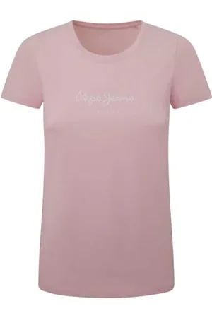 Pepe Jeans Damska koszulka New Virginia Ss N, różowa (różowa), L, , L