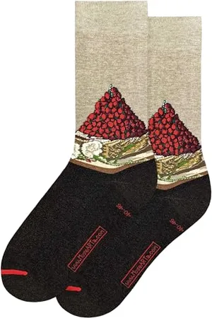 MuseARTa Skarpety bawełniane z obrazem Panier de Fraises des Bois artysty Jean Siméon Chardin w rozmiarze 40-46, JC-PF-01-40-46, , 40-46