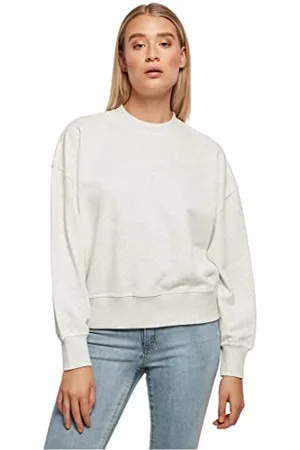 Urban classics Damska bluza damska Oversized Rainbow Crewneck Sweatshirt, jasnoszara, XL