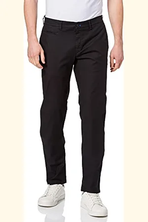 Brax Męski styl Fabio In Hi-Flex: Super elastyczne spodnie typu chino, czarne, 32 W / 34 L