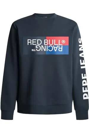 Pepe Jeans Męska bluza RBR COLOUR BLOCK GRAPHIC CREW, niebieska (DULWICH BLUE), M, , M
