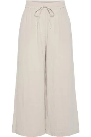 Pieces® Pcsastina Hw Culotte Pants Bc, , XS