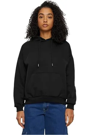 Urban classics Damska bluza z kapturem Ladies Oversized Ultra Heavy Hoody Black 4XL, , 4XL