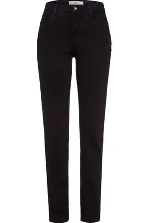 Brax Damskie spodnie jeansowe, slim fit, styl Mary Denim, , 36 PL Krótki