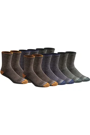Dickies Męskie skarpety Dri-Tech Mid-Crew Comfort Length Moisture Control Socks, wielopak, , Large