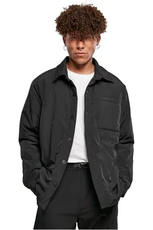 Urban classics Męska kurtka z wyściełaną nylonową koszulką, , S