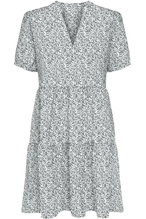 ONLY Onlnova Life Vis S/S Thea Dress AOP, , S