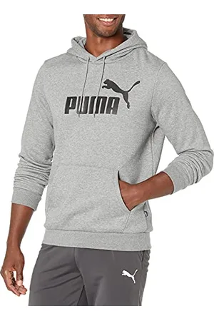 PUMA Męska bluza z kapturem Essentials duże logo polarowa bluza z kapturem, , S