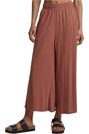 Urban classics Damskie spodnie Modal Culotte, Odzież Damska, Szerokie Spodnie 3/4 z Elastycznym Pasem, Dostępne w Wielu Kolorach, Rozmiary XS - 5XL, , 5XL
