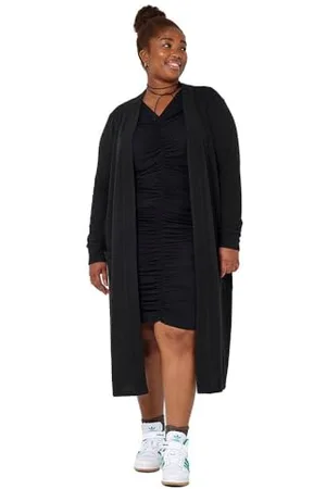 Noisy May NMCITY L/S Long Cardigan Curve NOOS, , 48