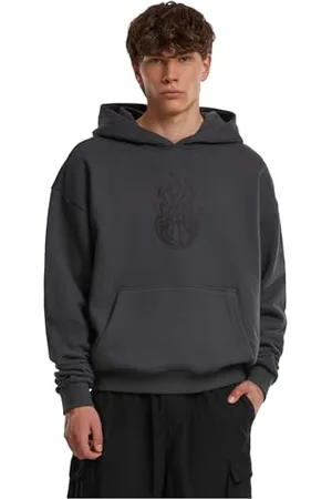 Mister Tee Upscale męska bluza z kapturem Teamdream Ultraheavy Oversize, męska bluza z kapturem z nadrukiem z przodu, oversized fit, , XL