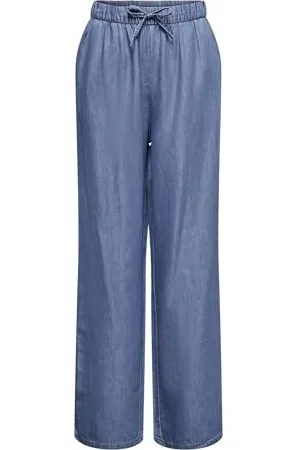 ONLY Onlbea Stringi damskie Straight Pant DNM Yor Noos, , S / 34L