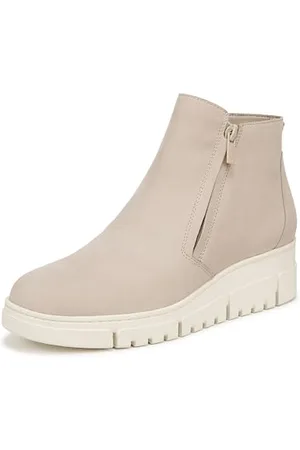 Vionic Damskie buty Uptown Sur Bootie, płatki owsiane beżowe nubuk, 38 EU, , 5.5 UK Wide
