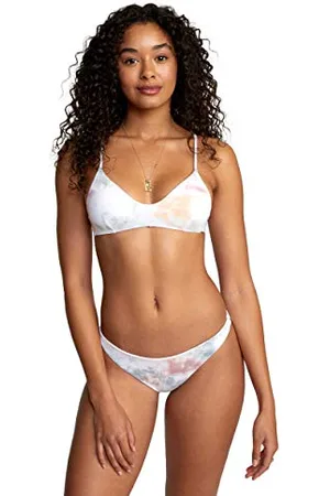 RVCA Damskie bikini ze skrzyżowanymi plecami, bikini, , L