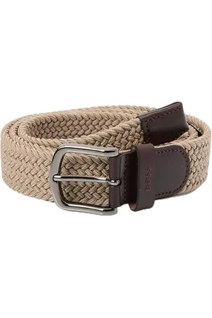 HUGO BOSS Męskie paski szarfa-Wn-Tx_Sz35, jasno/pastelowy brąz, 90, , 90