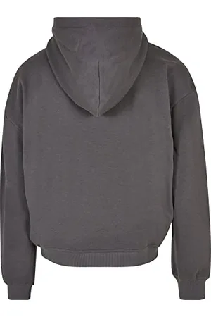 Urban classics Męska bluza z kapturem, z zamkiem błyskawicznym, ciemnoróżowa, XXL, , XXL