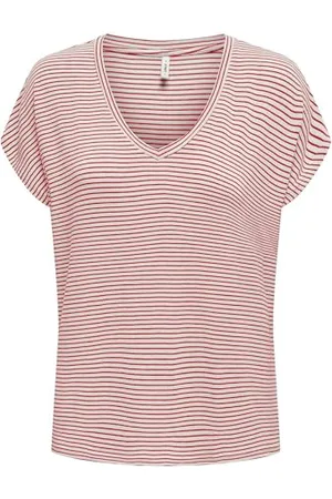 ONLY Onltine S/S V-Neck Top JRS, , S