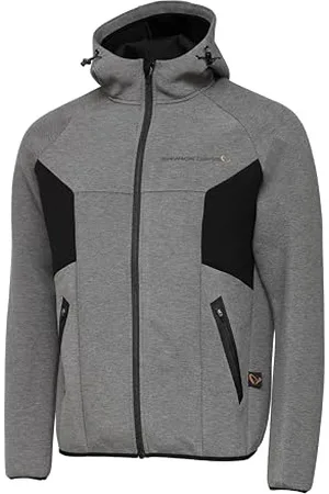 Savage Tec-Foam Zip Hoodie - wyczynowa bluza wędkarska dla wędkarzy, żeglarzy, miłośników pieszych wędrówek i sportów na świeżym powietrzu - lekki, ciepła i oddychająca XL