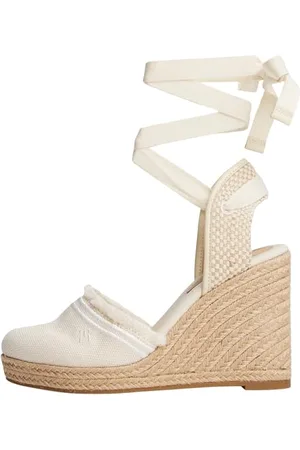 Tommy Hilfiger Damskie frędzle płótno wysokie koturn Fw0fw08878 espadryle, , 41 EU