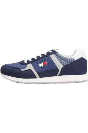Tommy Hilfiger Męski TJM Runner Casual EM0EM01590 Low Top, niebieski (Dark Night Navy), 40,5 UK, , 45 EU
