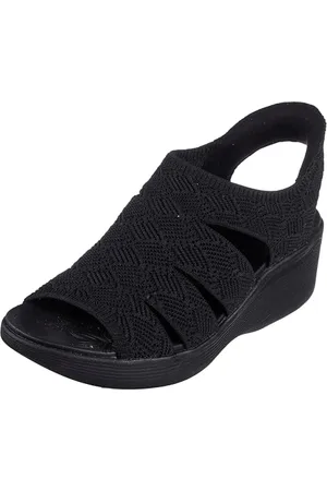 Skechers Damskie sandały na koturnie Pier-lite-Memory Maker, / , 5