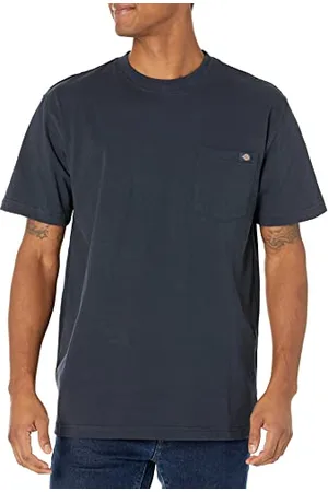 Dickies Koszulka męska z krótkim rękawem, wytrzymała, z okrągłym dekoltem, w kolorze ciemnogranatowym (Dark Navy), rozmiar 2XL, wysoki, US