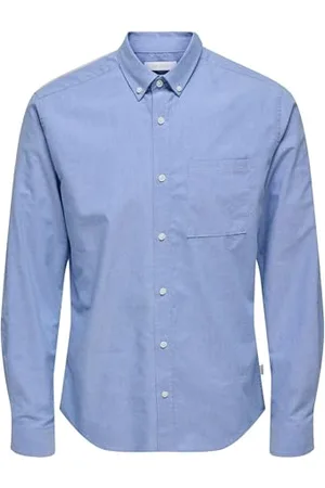 Only & Sons Męska koszula Oxford ONSALVARO Oxford, , S