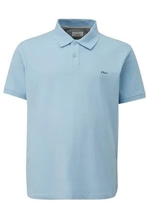 QS by s.Oliver Męska koszulka polo z detalami z logo, , XXL