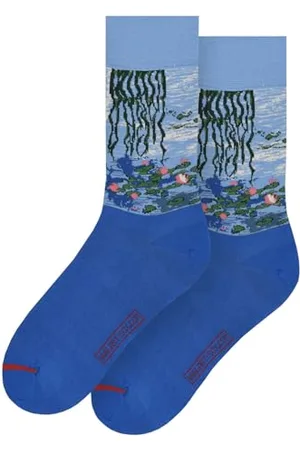 MuseARTa Skarpety bawełniane z obrazem Water Lilies II artysty Claude Monet w rozmiarze 36-40, CM-WL-12-36-40, , 36-40
