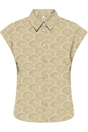 ONLY Onlnova Life Vis S/S Clay Shirt AOP, , XL