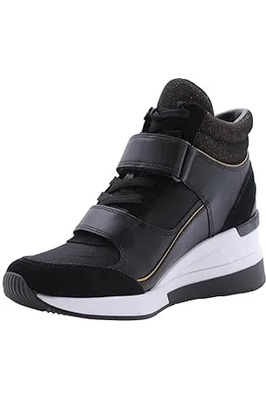 Michael Kors Gentry High Topy, Sneaker Damskie, Czarny/Brązowy, 42 EU, , 42 EU