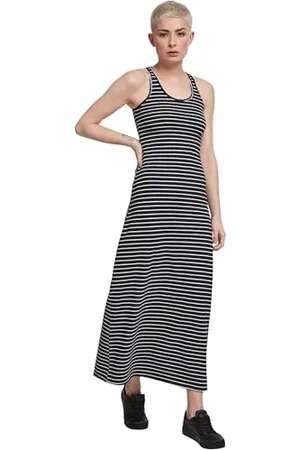 Urban classics Sukienka damska Long Racer Back Dress, letnia sukienka dla kobiet w wielu kolorach, rozmiary XS - 5XL, , XS