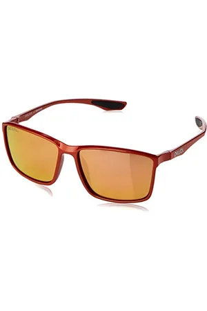 Calvin Klein Okulary przeciwsłoneczne, Metaliczne pomarańczowe do brązu, 48mm, 55mm unisex-dorośli, , 48mm, 55mm