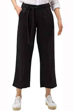 Brax Damskie spodnie w stylu Maine S skrócone lniane spodnie, , 38W / 30L