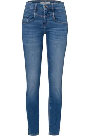 Brax Damskie dżinsy w stylu Ana Sensation, trwałe dżinsy z pięcioma kieszeniami z efektem push up, , 32W / 32L