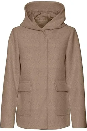 VERO MODA Damska kurtka VMPOPSIA GA BOOS kurtka, srebrny Mink/szczegóły: melanż, L, , L