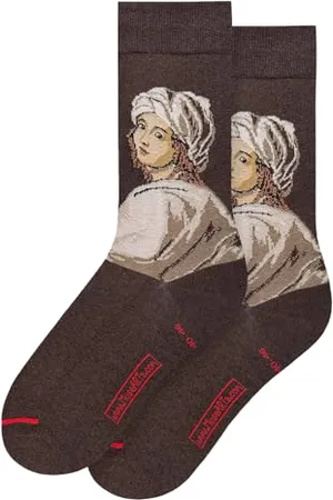 MuseARTa Skarpety z bawełny z obrazem Donna con Turbante artysty Ginevra Cantofoli w rozmiarze 40-46, GC-DT-01-40-46, , 40-46