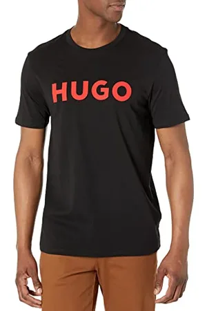 HUGO BOSS Boss Męska koszulka z krótkim rękawem z nadrukiem logo, , S