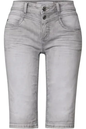 Street one Style QR Jane, mw, bermudy, jasnoszary, jasnoszary, losowo prany 31, , 31