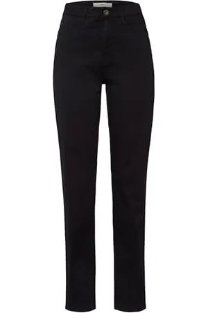 Brax Damskie spodnie Carola Cotton Stretch, czarny (PERMA BLACK), 27W / 32L