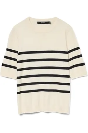 VERO MODA VMSABA Plain SS sweter z okrągłym dekoltem GA NOOS, , XL