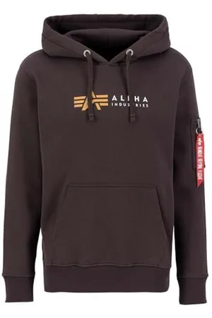 Alpha Industries Label Hoody Bluza z kapturem dla mężczyzn