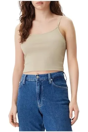 Calvin Klein CK JEANS Damska koszulka z elastycznym paskiem z logo J20J225312, , M, , M