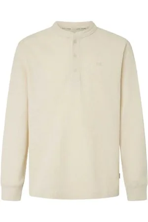 Pepe Jeans Męska koszulka Ashford, beżowa, S, , S