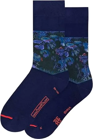 MuseARTa Skarpety bawełniane z obrazem Water Lilies artysty Claude Monet w rozmiarze 36-40, CM-WLL-01-36-40, , 36-40