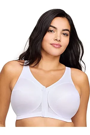 Glamorise Damski biustonosz MagicLift z przodu z zamkniętą postawą pleców #1265, , 125B