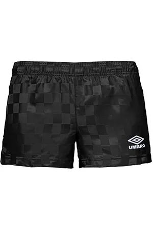 Umbro Damskie krótkie spodnie z wzorem szachownicy szorty, czarne piękno, rozmiar X, , XL